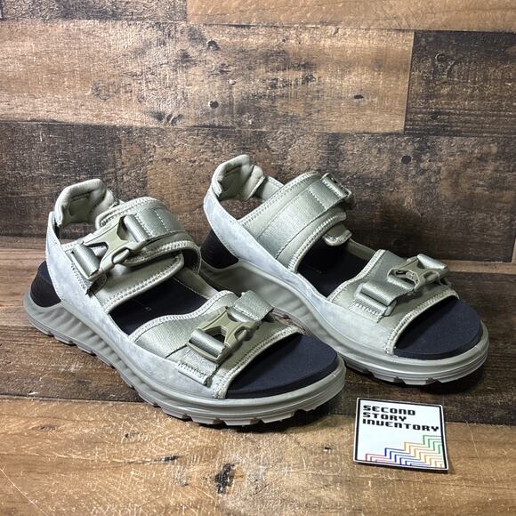 Ecco Men's Exowrap 3-Strap Phorene Sport Hiking Sandals Green Size 9-9.5 43 - Picture 1 of 9